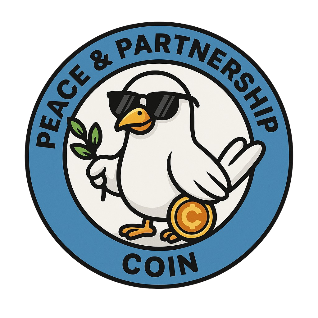 Peace & Partnership Coin Logo